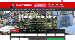 Desktop Screenshot of flightcentre.ca