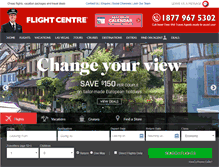 Tablet Screenshot of flightcentre.ca