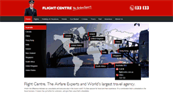 Desktop Screenshot of flightcentre.com